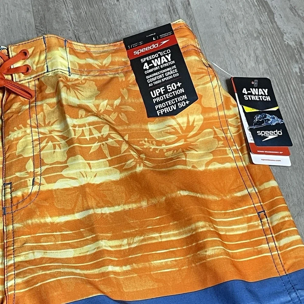 Speedo Swim trunks Size Large 4-Way Comfort Stretch UPF 50+‎ Z-360